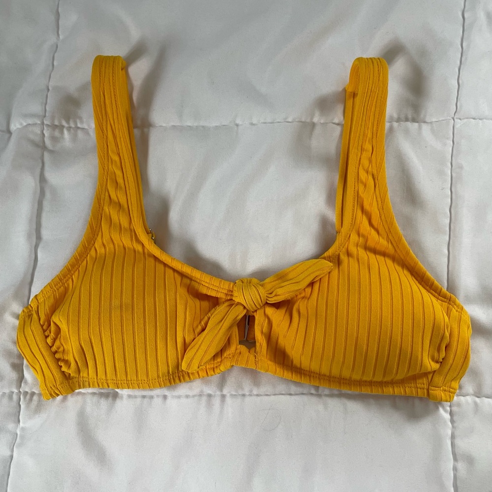 Yellow Target Bikini in Size Medium